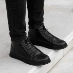 نیم بوت مردانه بندی زیپی مدل مسکو رنگ مشکی | سایزبندی 40 تا 44 - Image 3
