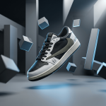 نایک ایر جردن 1 بدون ساق تراویس اسکات اولیو (Nike Air Jordan 1 Low Travis Scott Olive) - Image 3